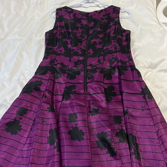Purple and black gabby style dress - Picture 6 of 6